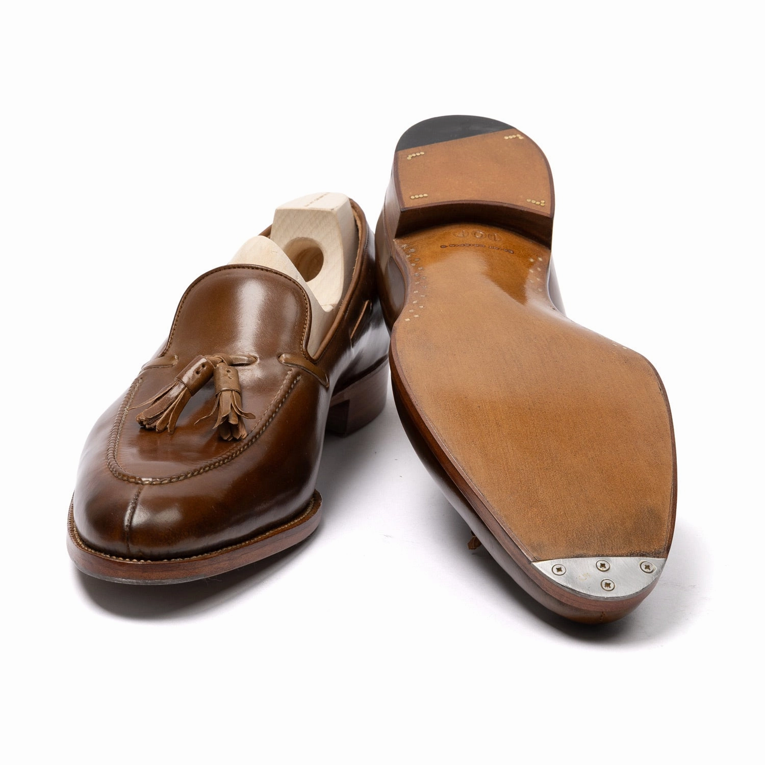 Lincoln Loafers Limited Edition: Loafer "American Split Tassel" aus original Horween Shell Cordovan - reine Handarbeit