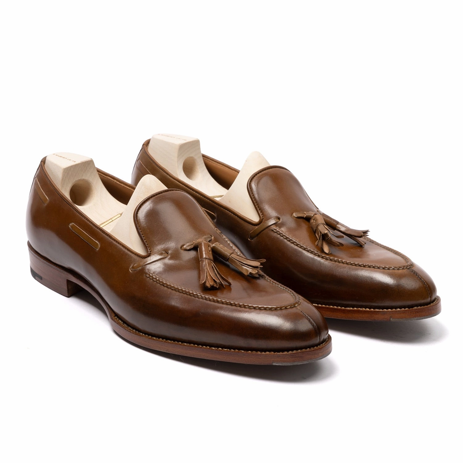 Limited Edition: Loafer "American Split Tassel" aus original Horween Shell Cordovan - reine Handarbeit Bostonian Loafers