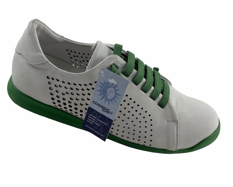 Sneaker Romika Cosmos Comfort 6288-301-1  Damen Sneaker Wei/Grn  Leder
