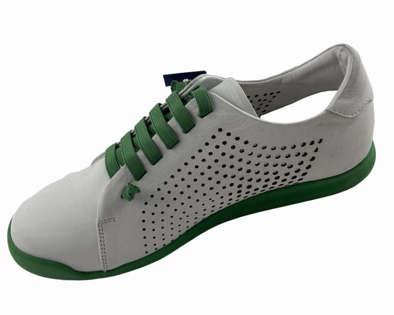 Marinefunkel Sneaker Cosmos Comfort 6288-301-1  Damen Sneaker Wei/Grn  Leder