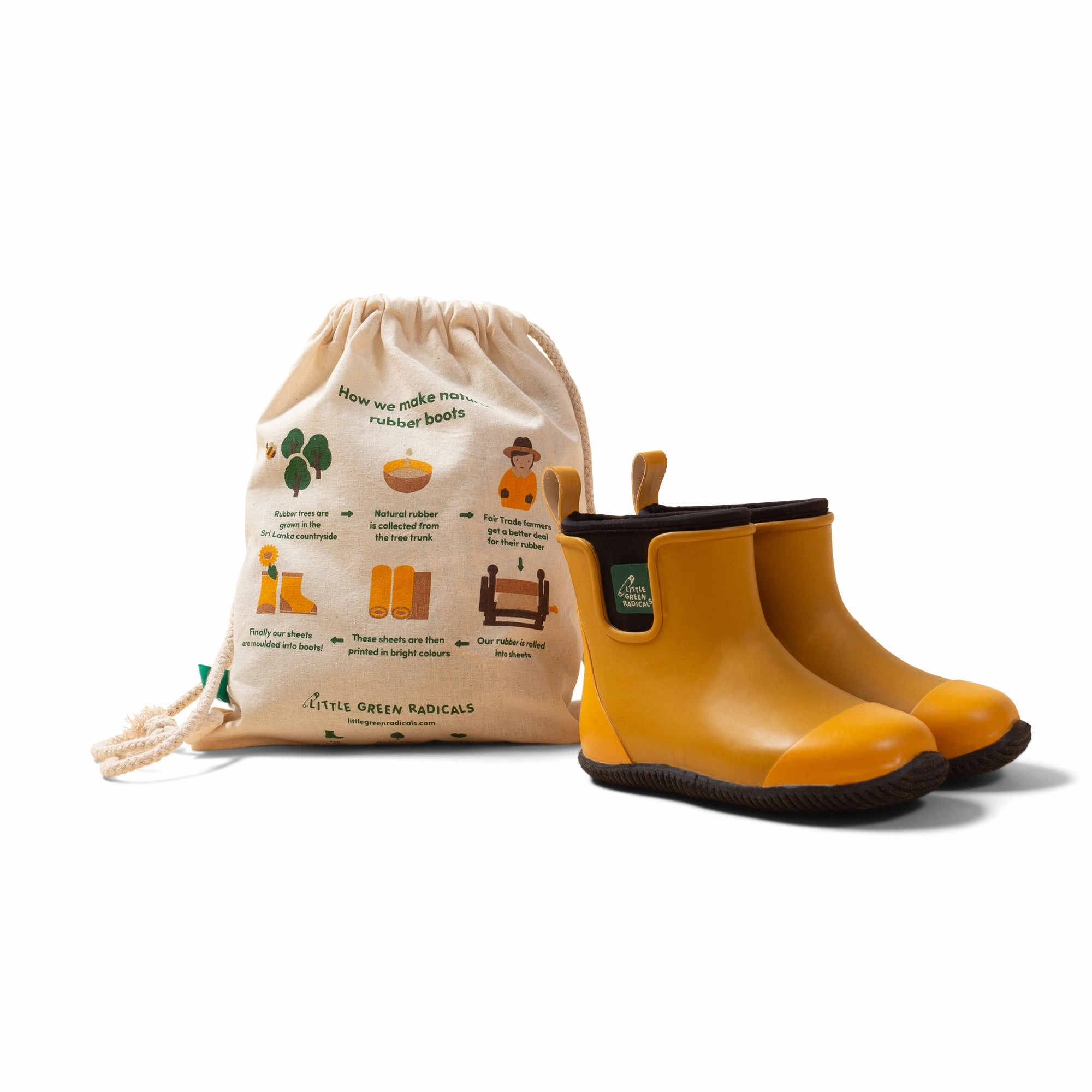 Little Green Radicals Gummistiefel  Gold Klassischer Stiefel