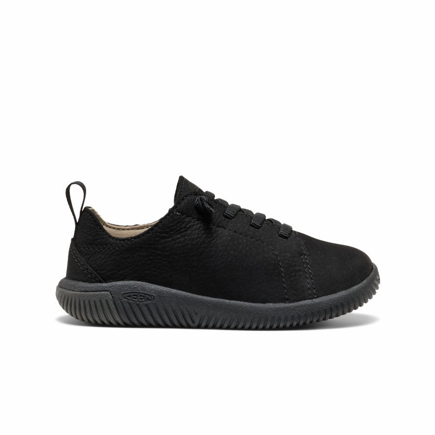 Sneaker Sale Amazon Little Kids' KNX Leather Sneaker  |  Triple Black