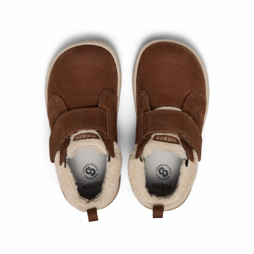 Sneaker Genesis Little Kids' KNX Middie  |  Bison/Safari
