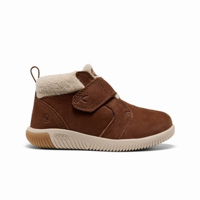 Little Kids' KNX Middie  |  Bison/Safari Skater Sneaker