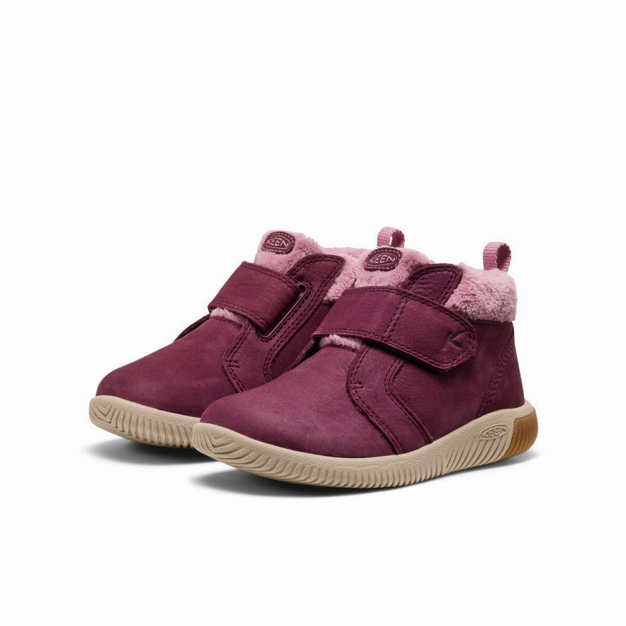 Little Kids' KNX Middie  |  Fig/Lilas Gelber Sneaker