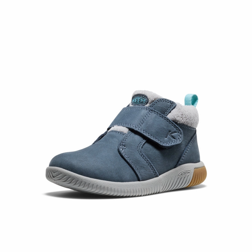 Little Kids' KNX Middie  |  Vintage Indigo/Alloy Sneaker Holo
