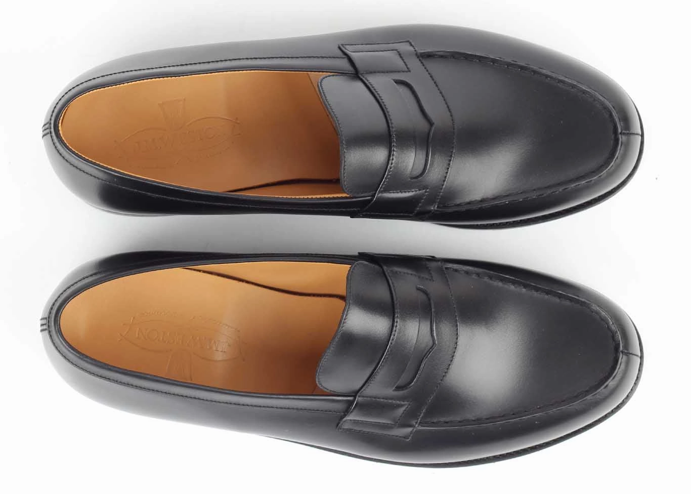 Loafer 180 - Black Box Calf - Rubber sole Chocolate Loafers