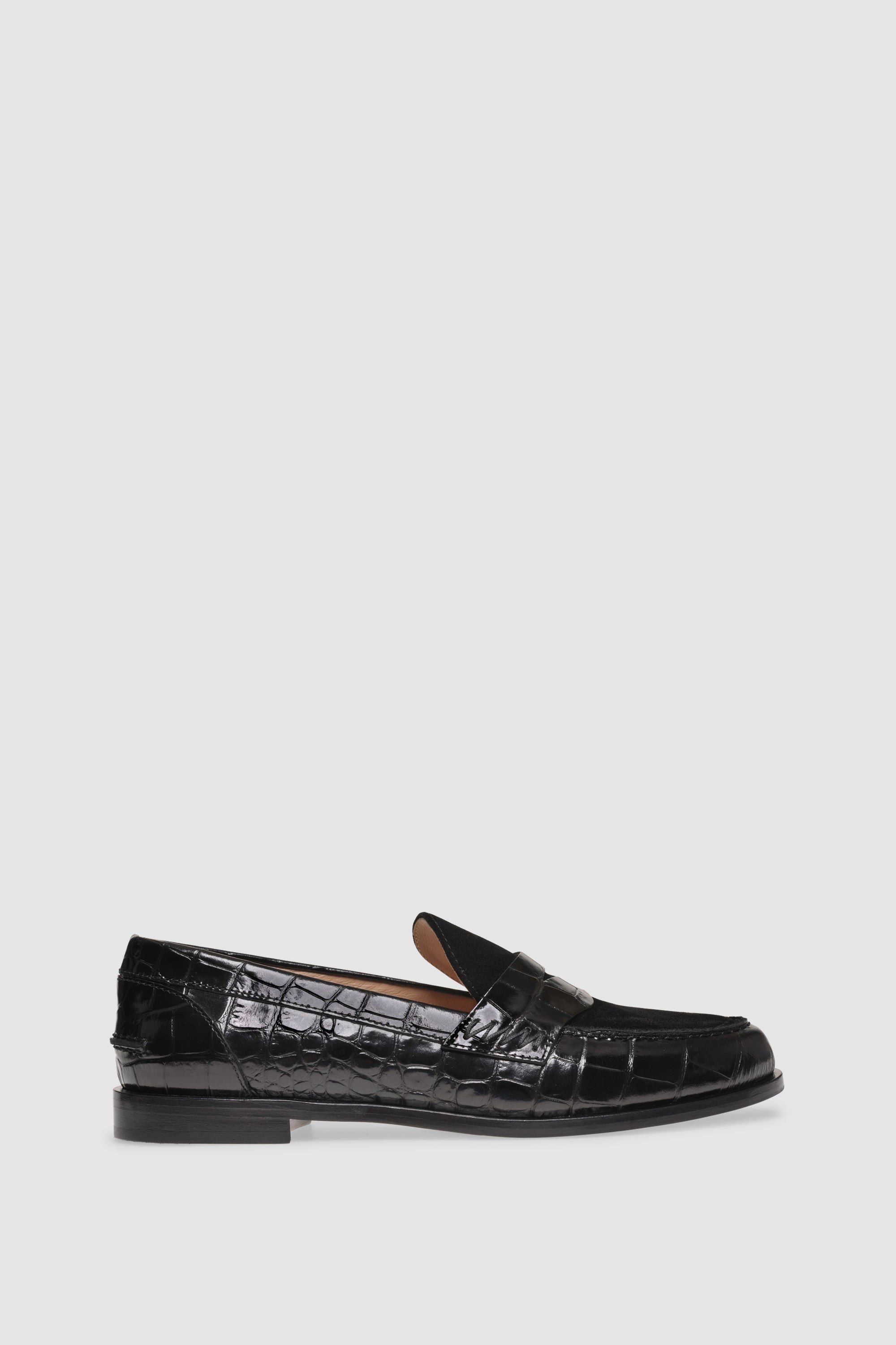 Best Budget Loafers Loafer 9250 Cocco Stampato Velour Black