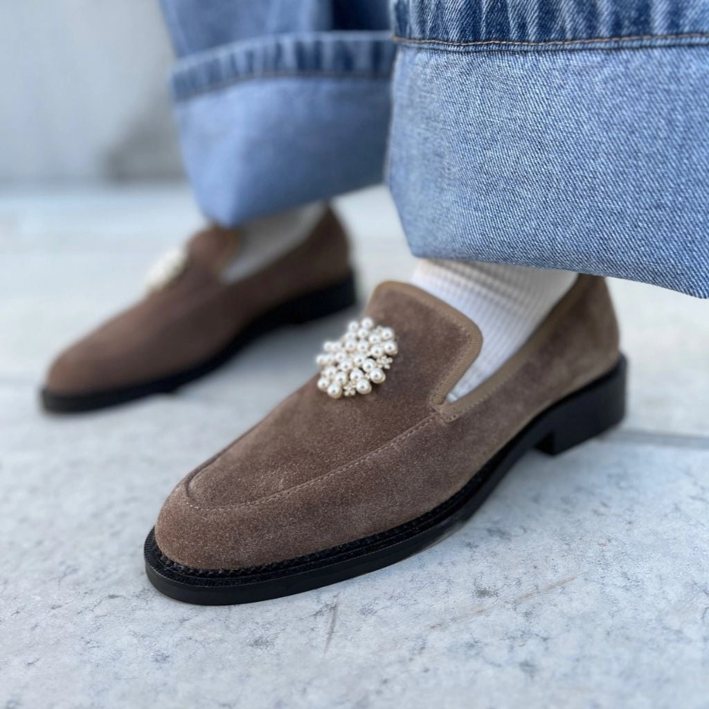 THE SHINE LOAFER SUEDE - TABACCO (DODO) Loafers Pepe Jeans