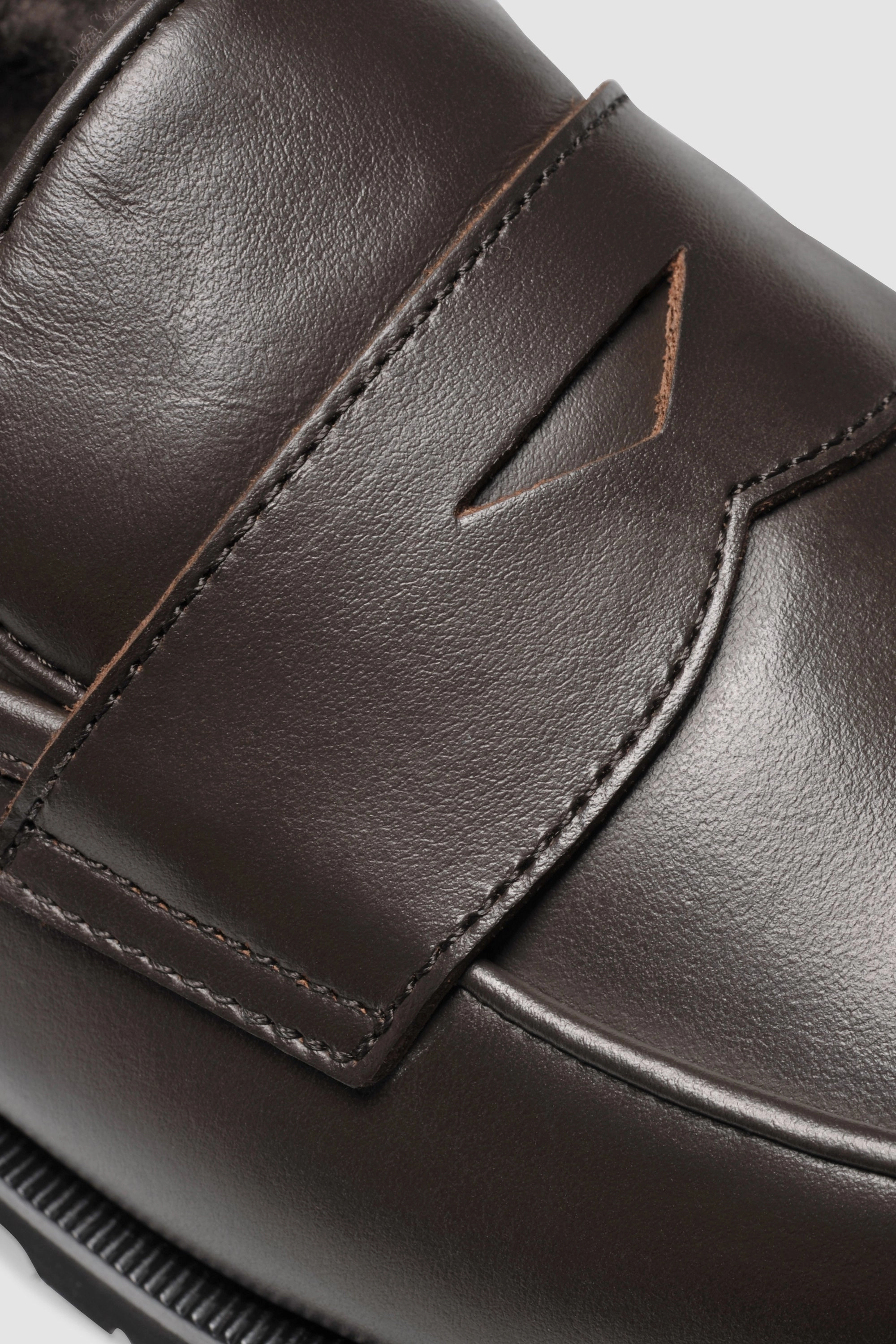 Loafer 1471 Vitello Chocolate Shearling Chocolate Ganni Mary Jane Loafers