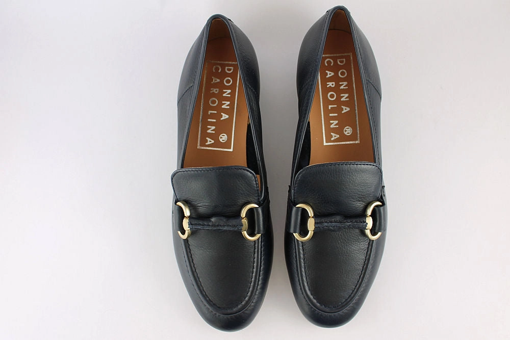 'Cara' in Navy Loafers Penny