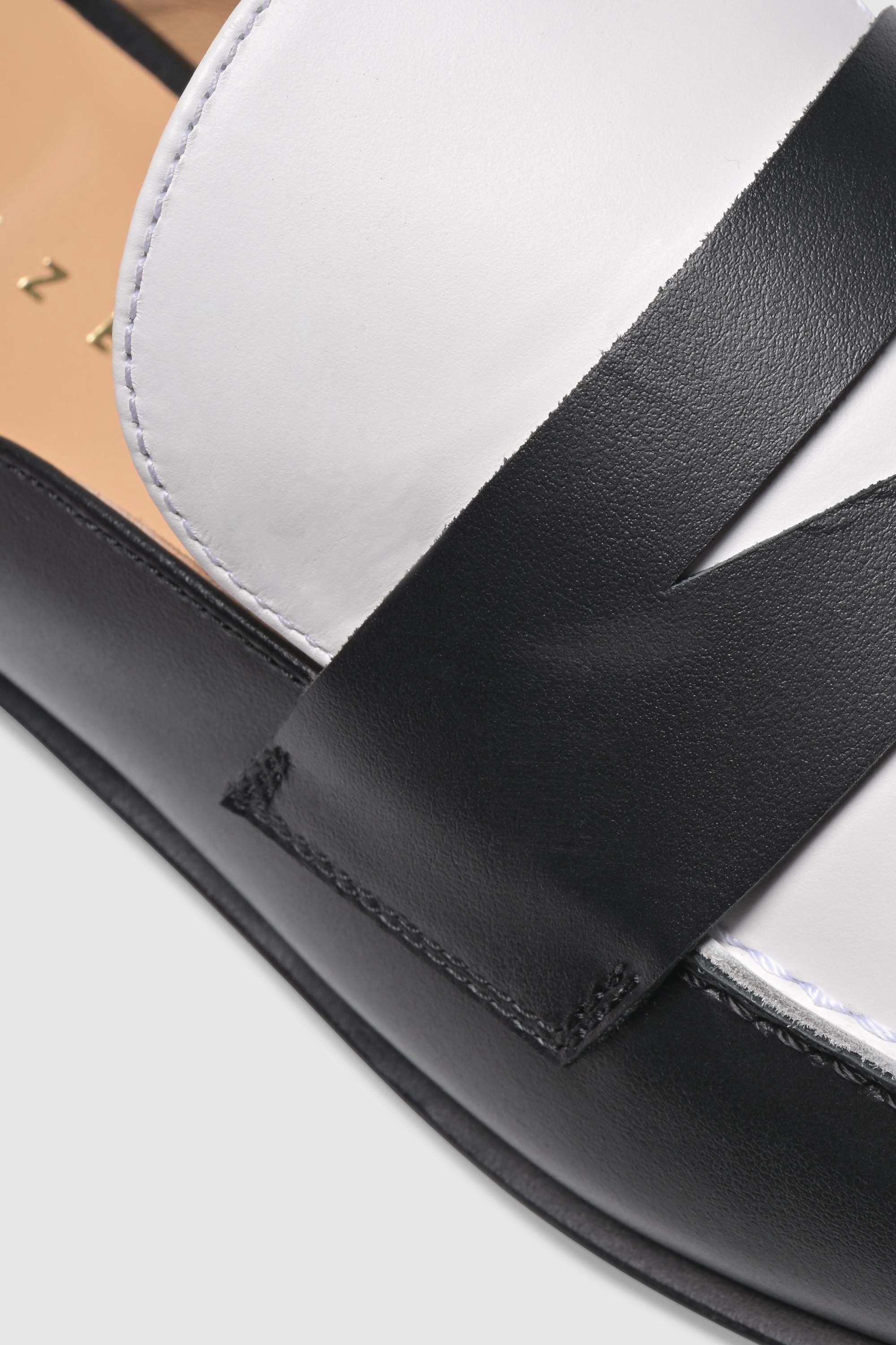 Loafer Mule 9408 Vitello Black White Louis Loafers