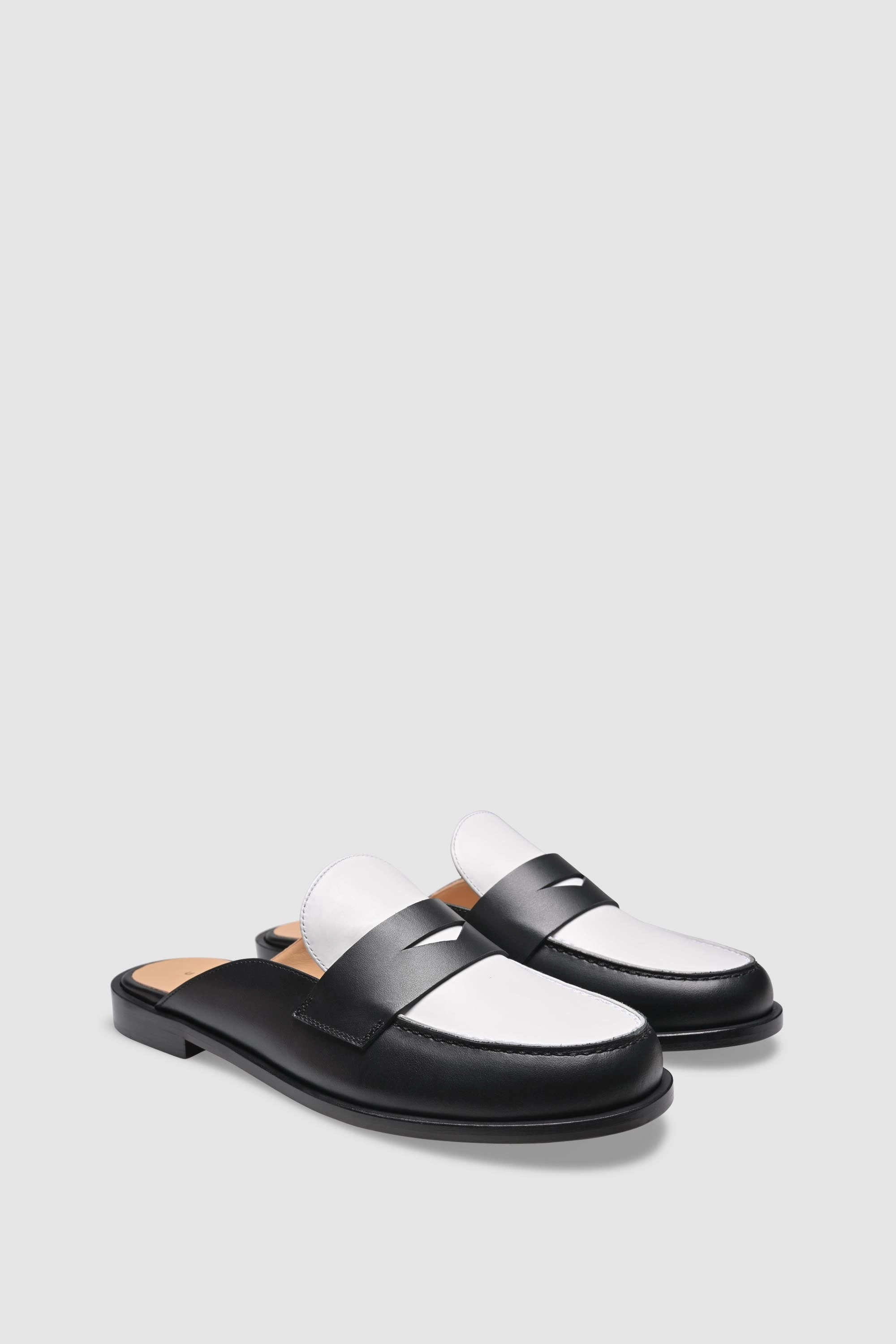 Brown Tassel Loafers Suede Loafer Mule 9408 Vitello Black White