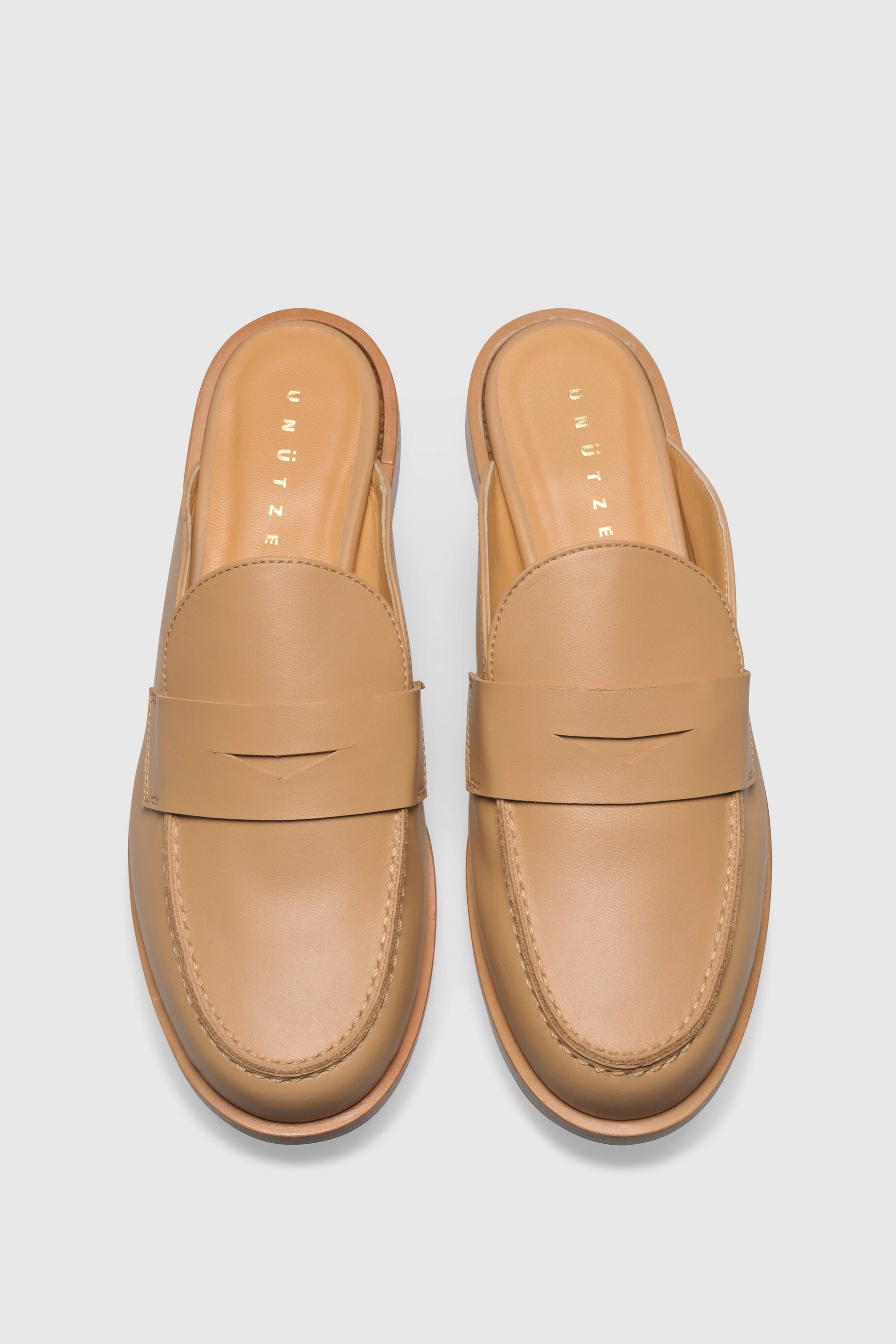 Winter Penny Loafers Loafer Mule 9408 Vitello Light Beige