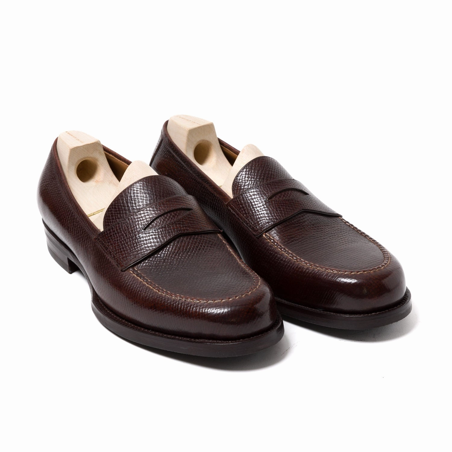 Columbia Loafers Loafer "American Casual Penny" aus genarbtem Kalbsleder - reine Handarbeit