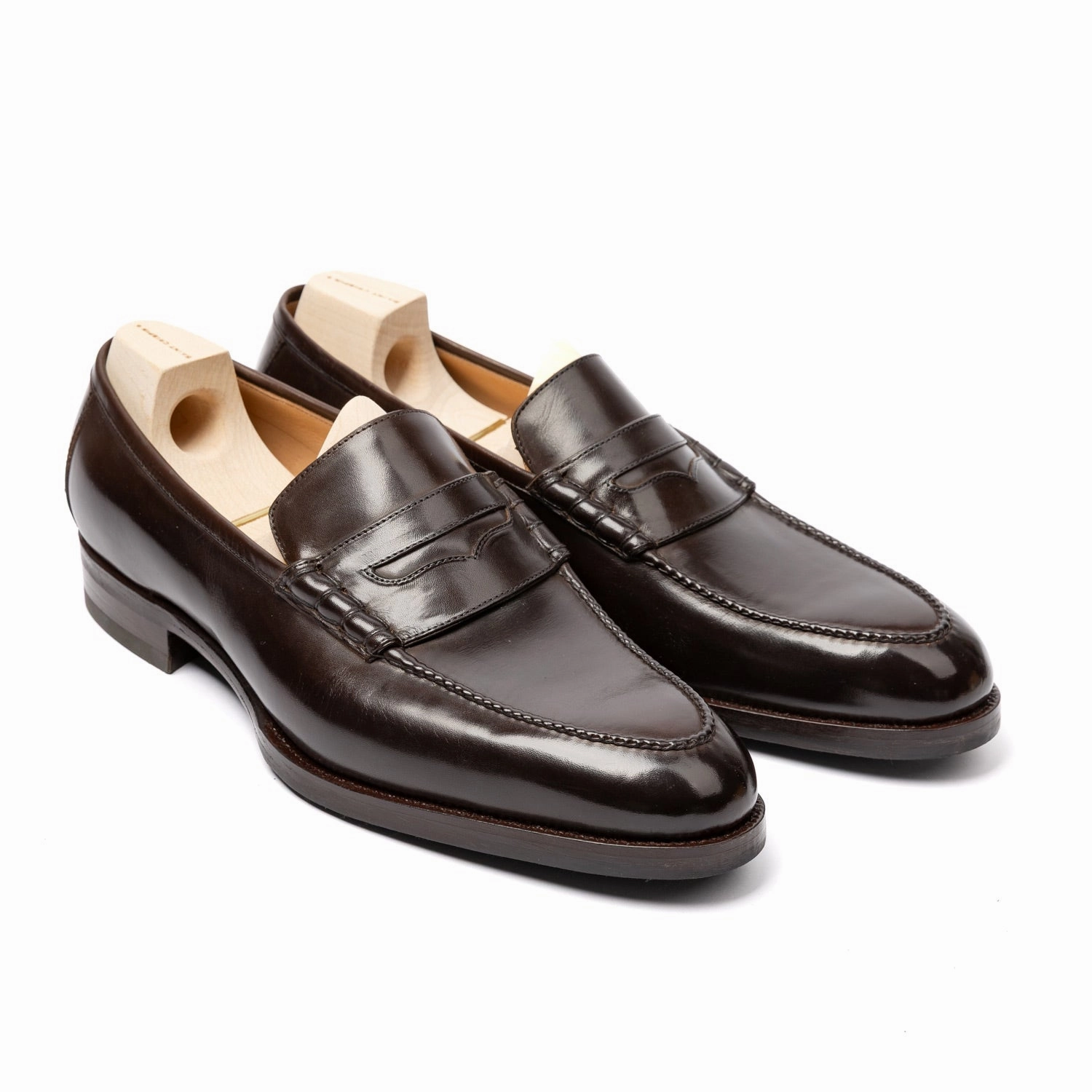 Suede Loafers Loafer "Beefroll Casual Penny" aus handgefrbtem Kalbsleder - reine Handarbeit