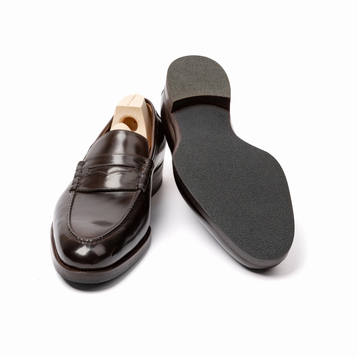 Loafer "Beefroll Casual Penny" aus handgefrbtem Kalbsleder - reine Handarbeit 2 Tone Loafers