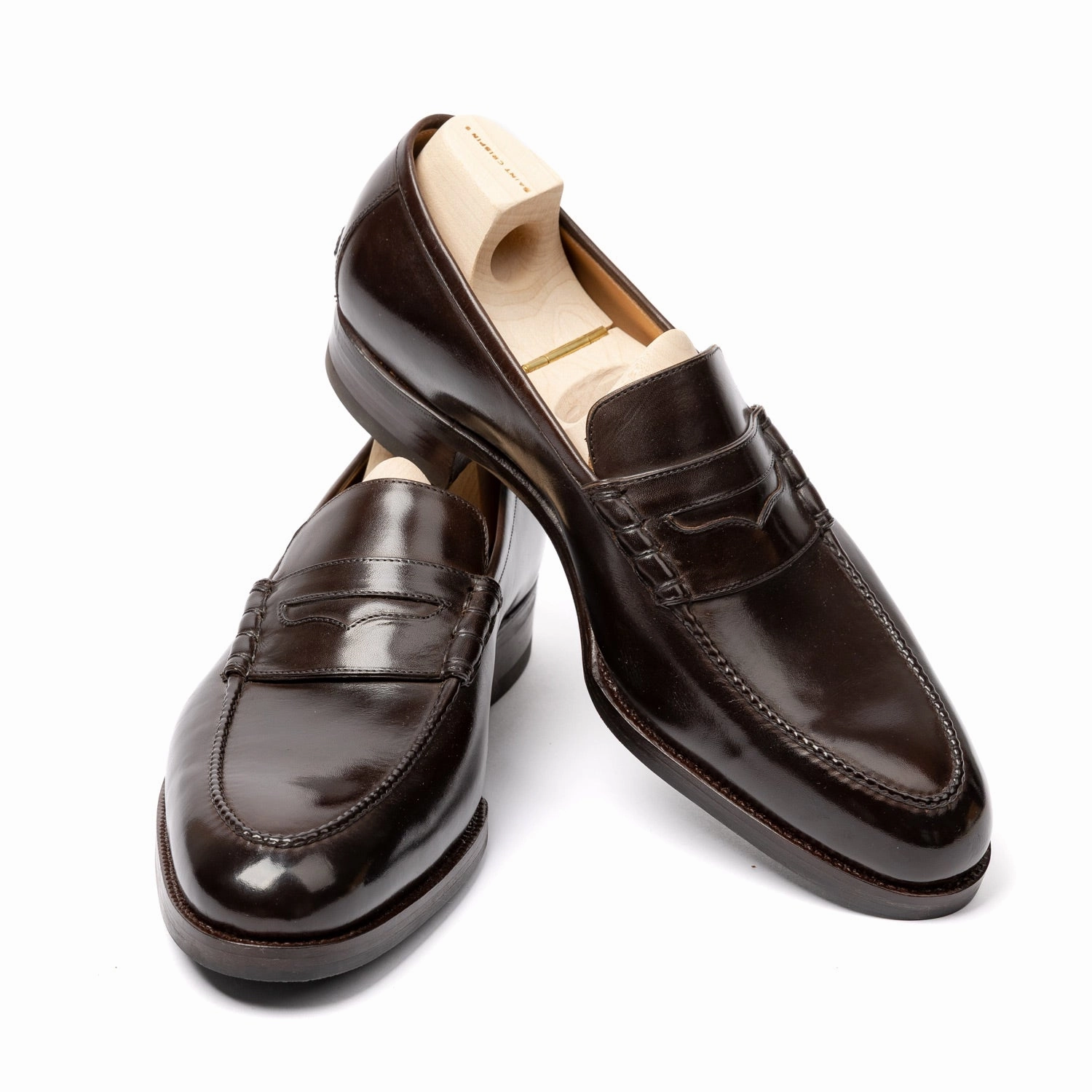 Stockholm Loafers Loafer "Beefroll Casual Penny" aus handgefrbtem Kalbsleder - reine Handarbeit