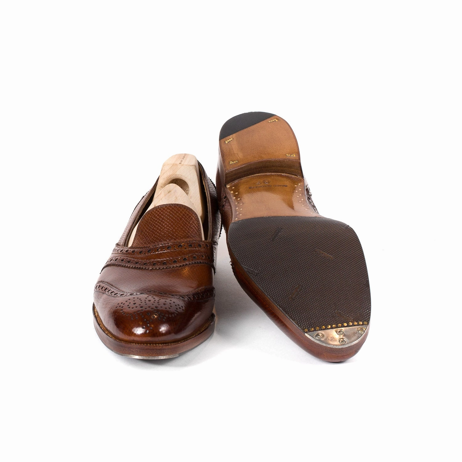 Loafers Bexley Loafer "Scotsman" aus mittelbraunem Kalbsleder "Russian Calf" - reine Handarbeit
