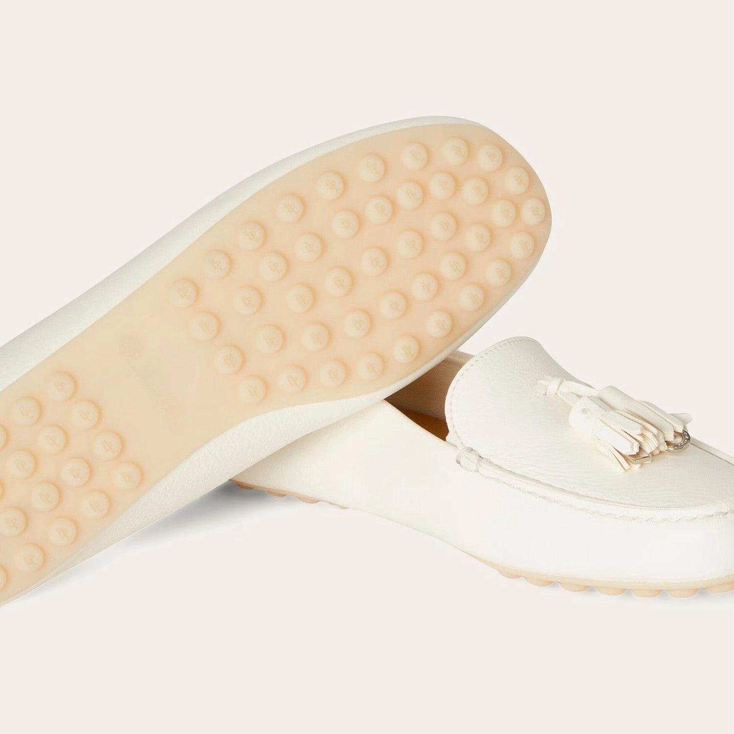 Chunky Loafers Heels Loro Piana Dot Sole Walk Loafer  Deerskin