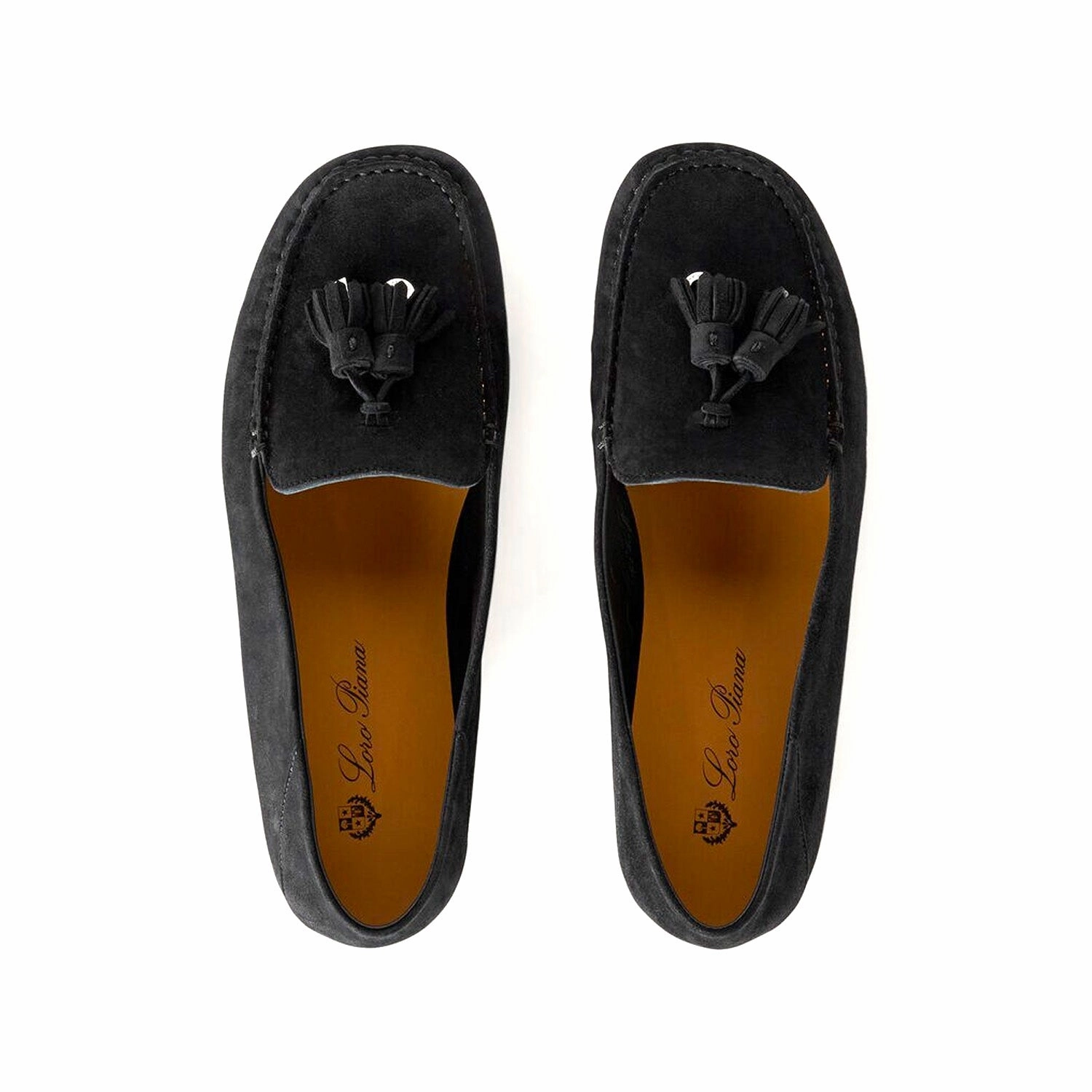 Edgy Loafers Loro Piana Dot Sole Walk Loafer  Suede Goatskin