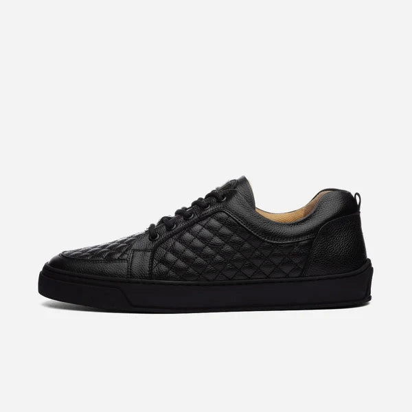 Low Top - Ezio - Nero Gold Sneaker Scarpe