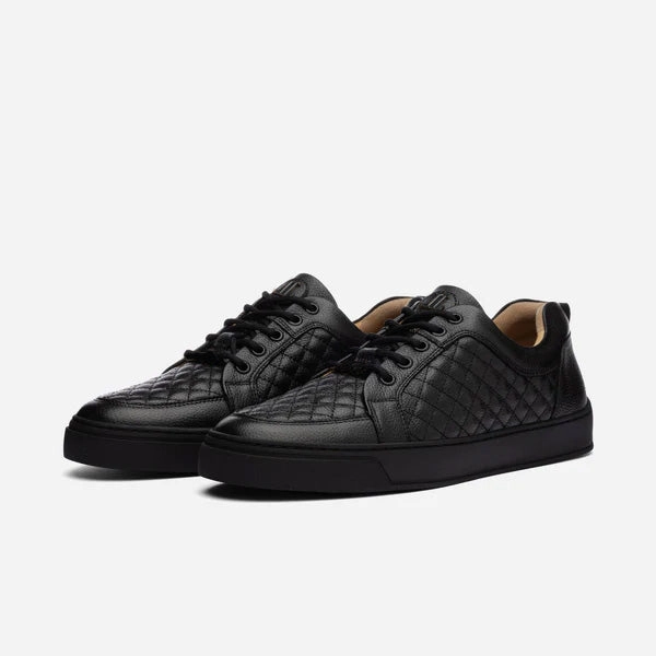 Sneaker Größe 38 Low Top - Ezio - Nero Gold