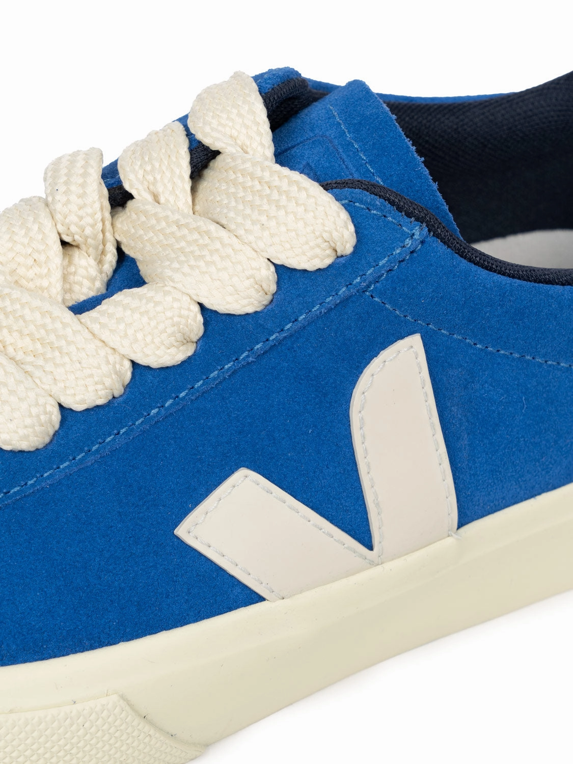 Lederschuhe Vorne Abgerieben Campo Bold Sneaker aus Wildleder - Indigo Pierre