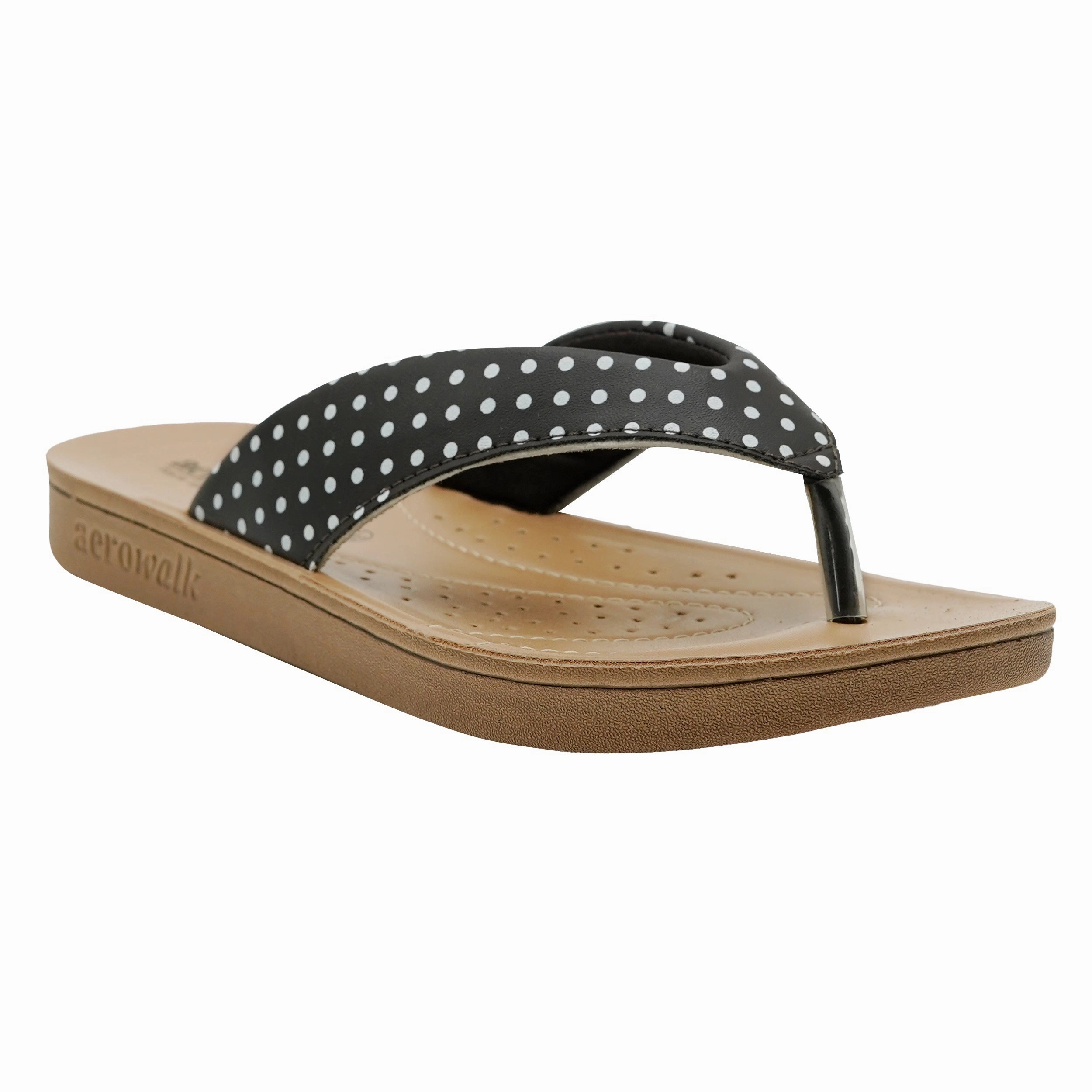 Aerowalk BROWN Slipper with slip-on for female Pantoffeln Renovieren