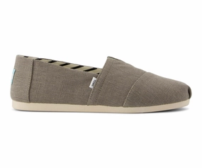 M's Alpargata Classic Heritage Canvas - Vetiver Grey Pantoffeln Skandinavisch Hyggar