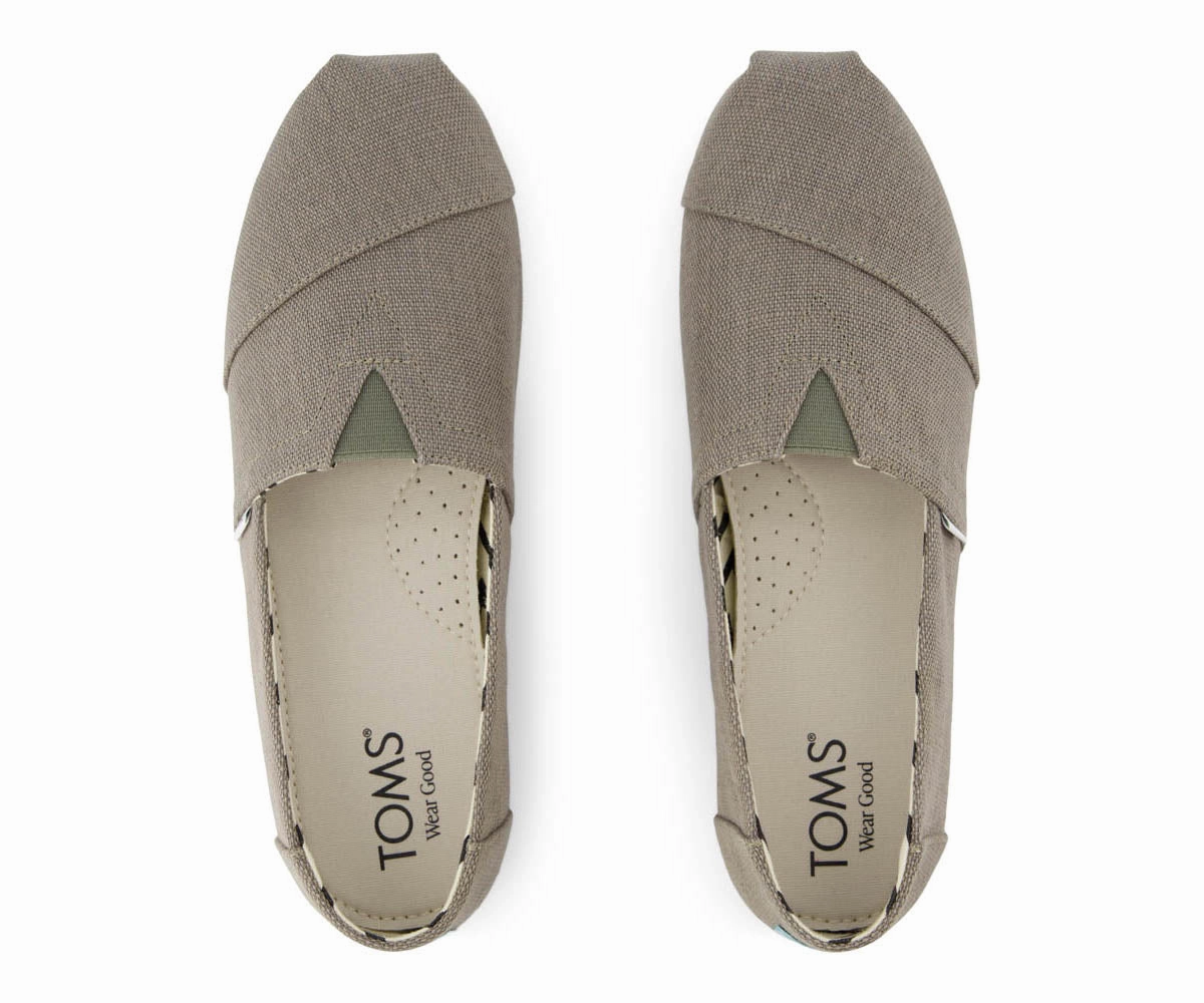 M's Alpargata Classic Heritage Canvas - Vetiver Grey Fussball Pantoffeln