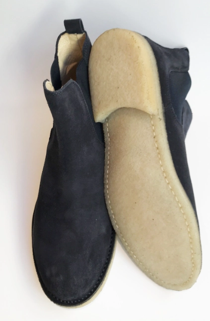 Marie Morenz 1421 Jodpur Velour Marineblau Stiefel Glacy Explorer Shortie