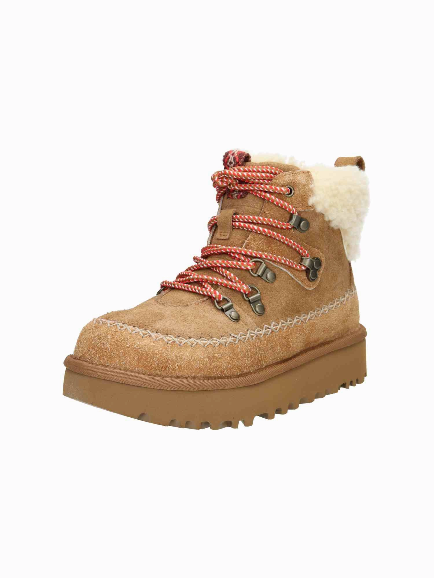 W Classic Alpine Lace-Up chestnut Stiefel Schnallen