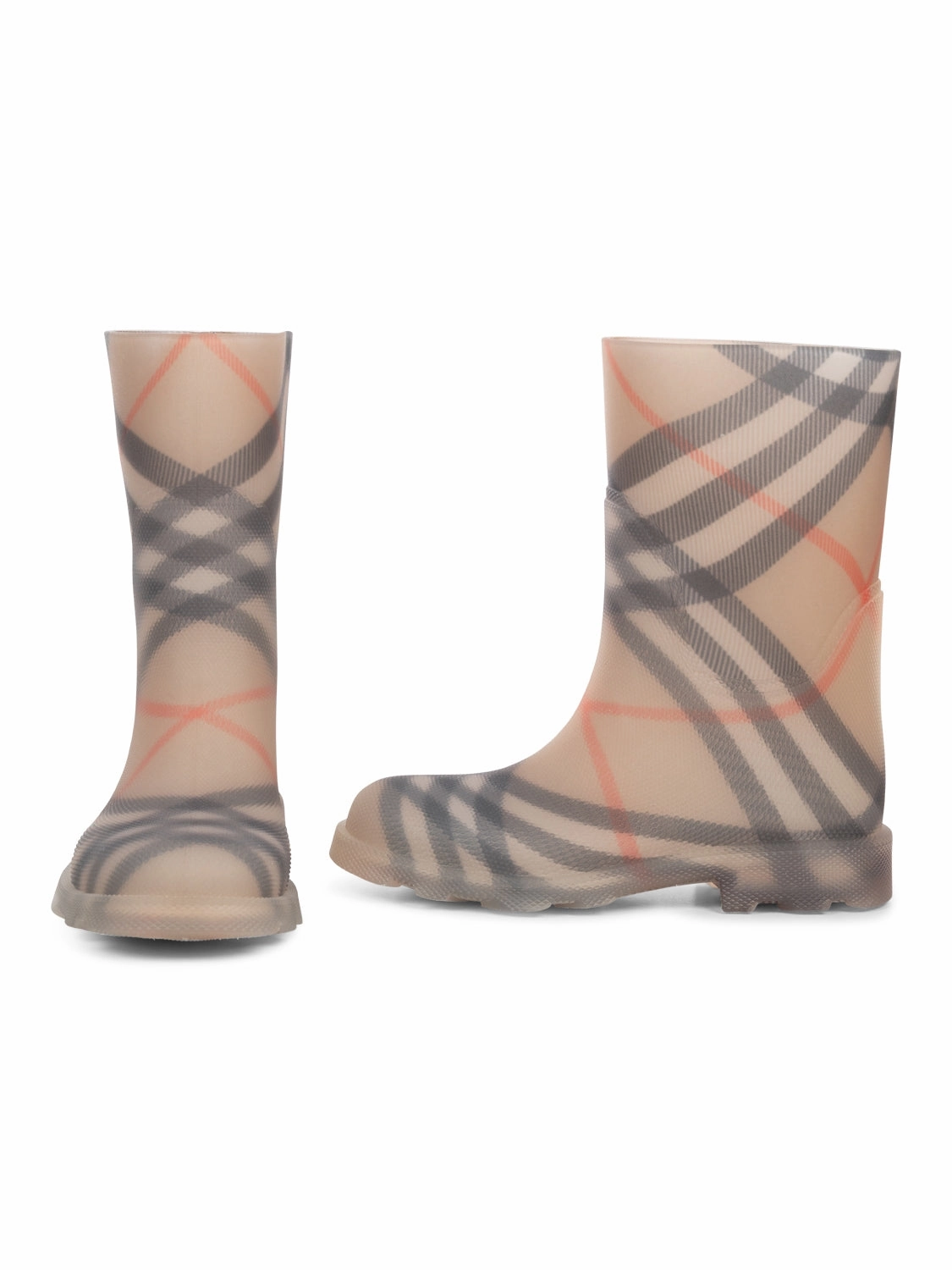 Zieh Die Stiefel Wieder An Marsh Check Gummistiefel - Pale Sand