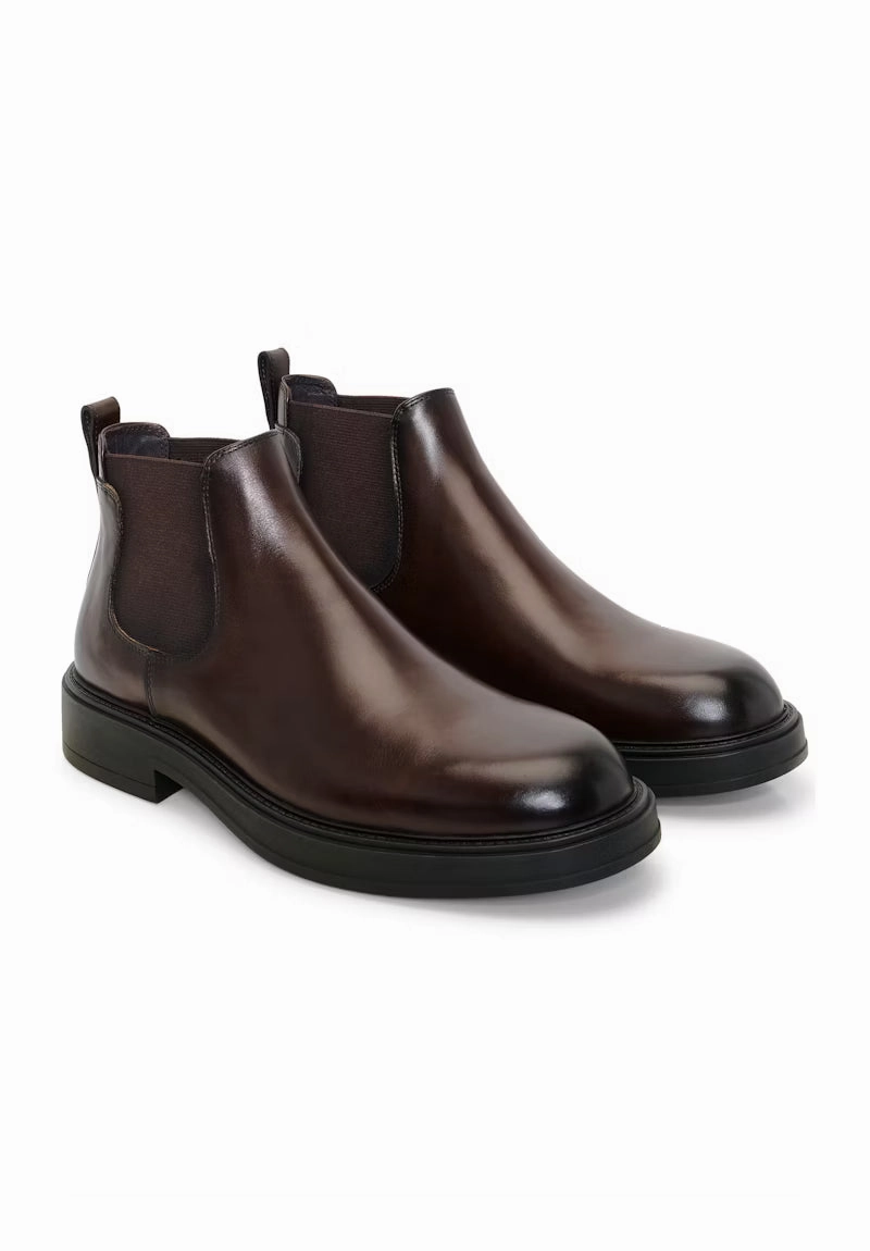 Bruine Chelsea Boots Matinique MARoger Chelsea Stvle Mrkebrun