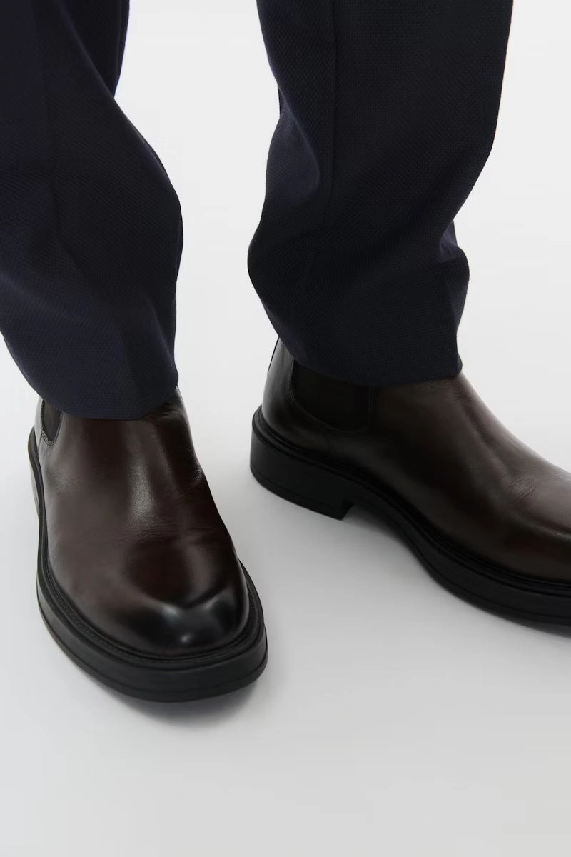 Matinique MARoger Chelsea Stvle Mrkebrun Print Chelsea Boots