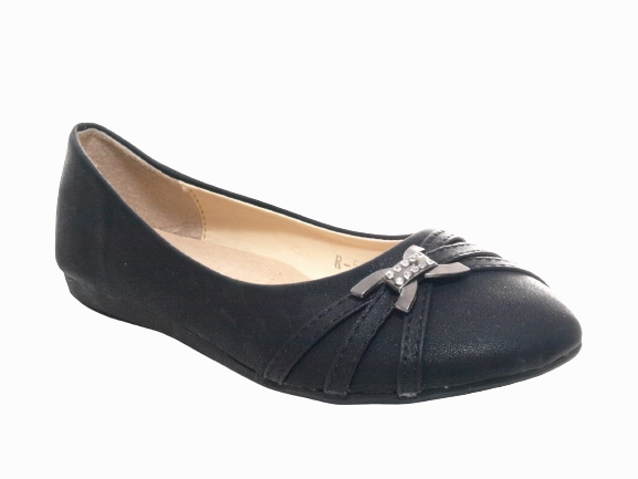 Lederschuhe Blasen Vermeiden Mdchen Slipper Halbschuhe Ballerina Loafer Mokassins Slip On Flats Freizeit Black # 564