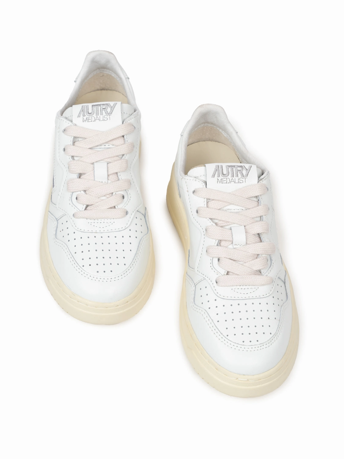 Lederschuhe Für Männer Anlass Medalist Kids LowSneaker aus Leder - Wei