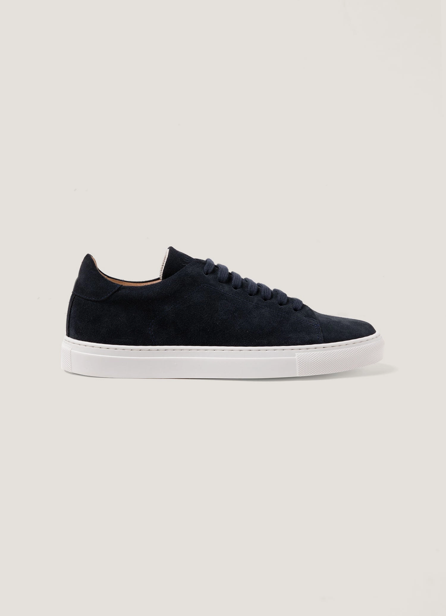 Men's Suede Tennis Shoe in Light Navy Sanddrift Sneaker