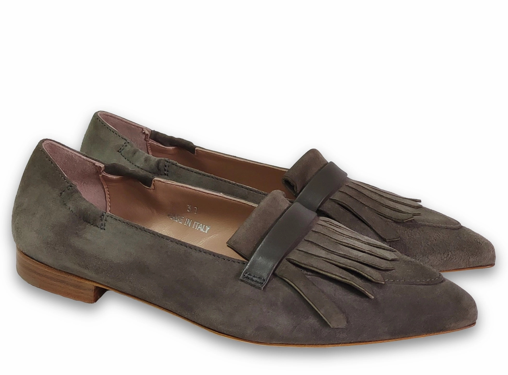 Ballerina Alice Suede Lavagna Caruso Loafers