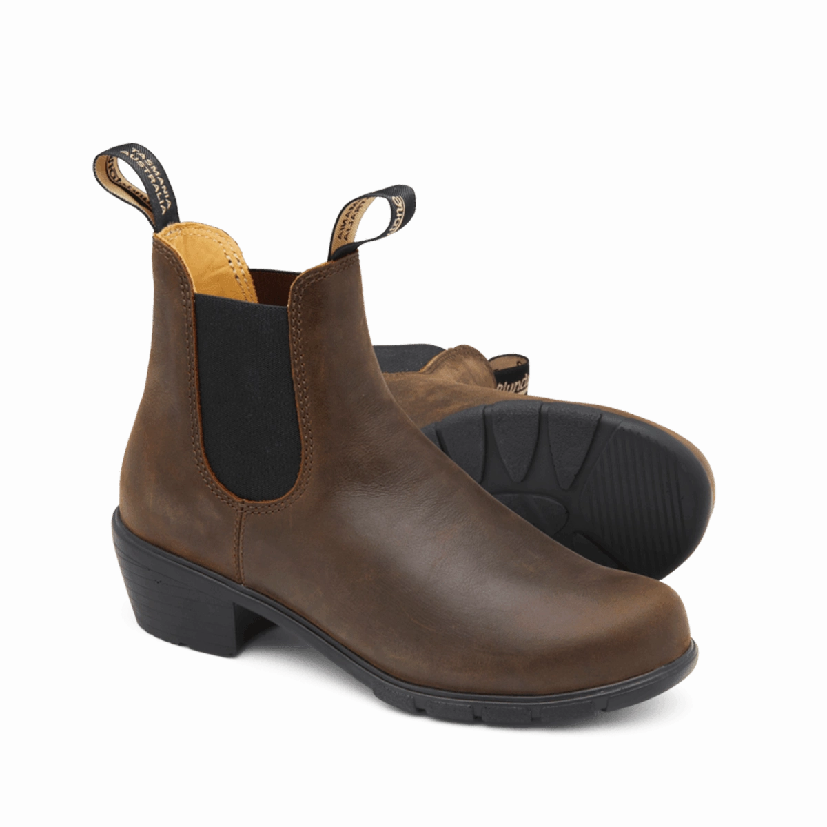 Hoher Schaft Chelsea Boots #1673 middle heel womens boots