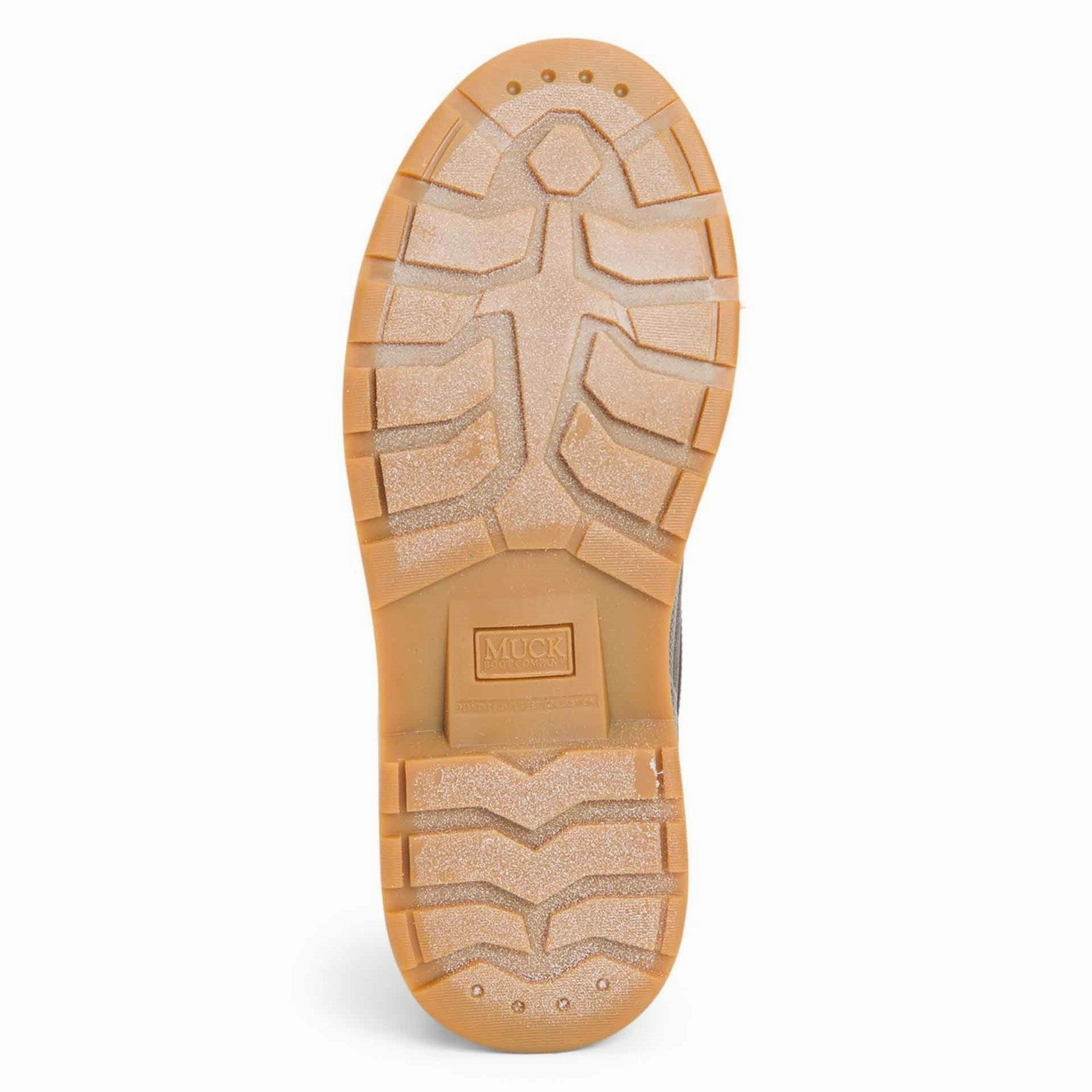 Damen Muck Originals Duck Leder-Kurzstiefel mit Schnrung | Tan/Dk Brown Zebra Stiefel