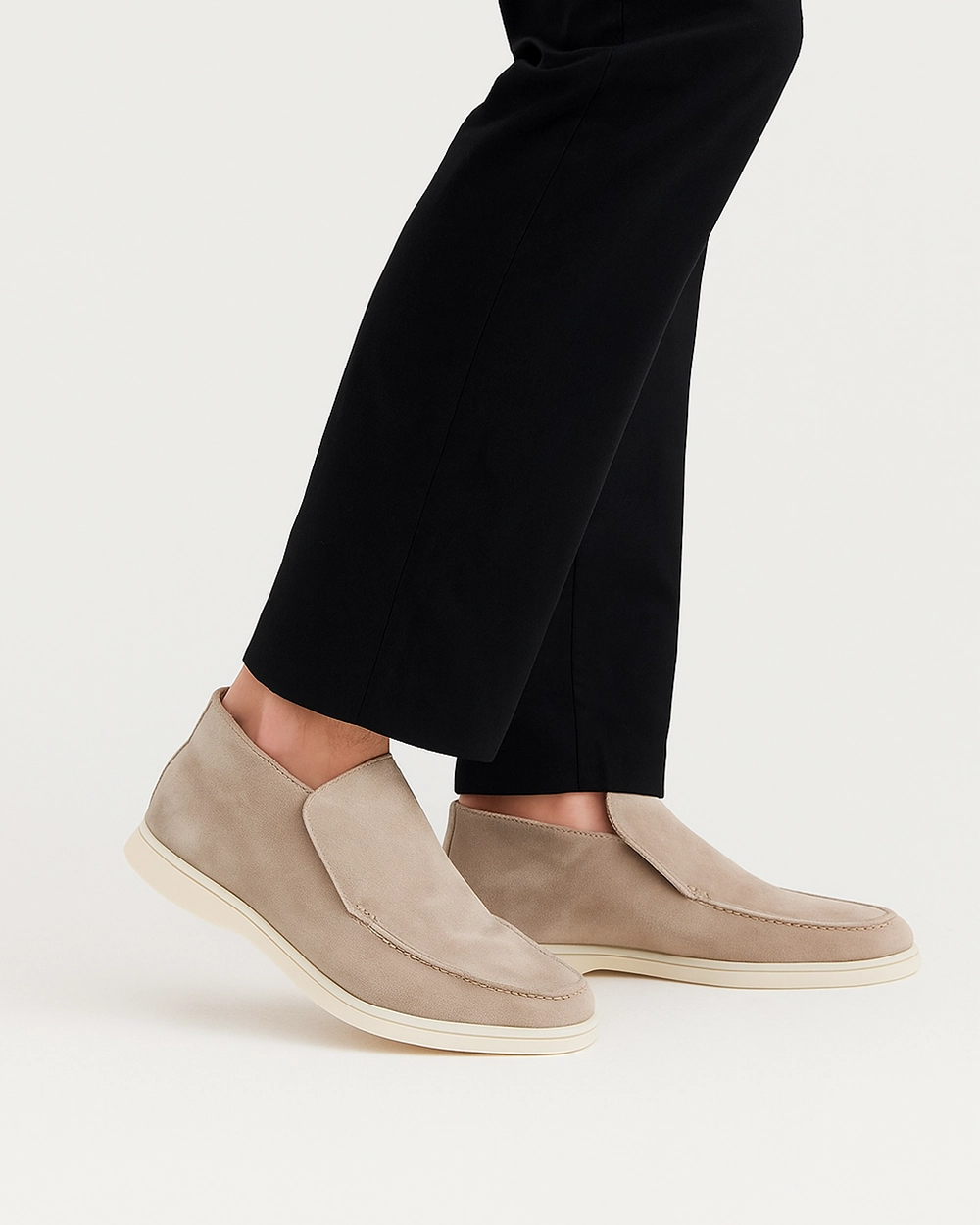 Slip-On Mokassin mit flexibler Gummisohle