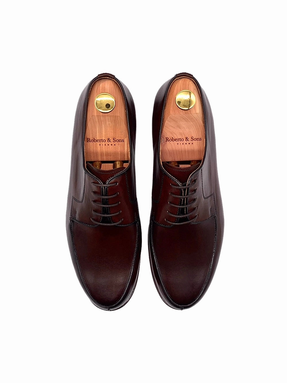 Herrenschuh Norwegen Goodyear Welted - Kalbsleder Braun ( Limited Edition ) Schnittmuster Lederschuhe Mittelalter