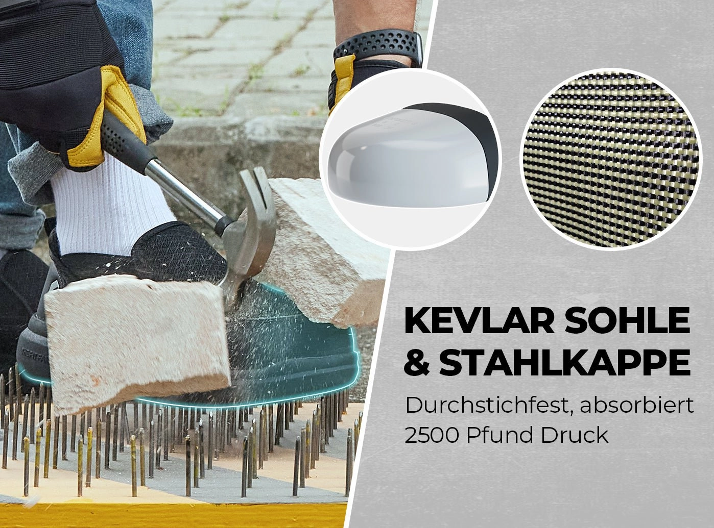 Herren Composite Toe Slip-On V1 Sicherheit