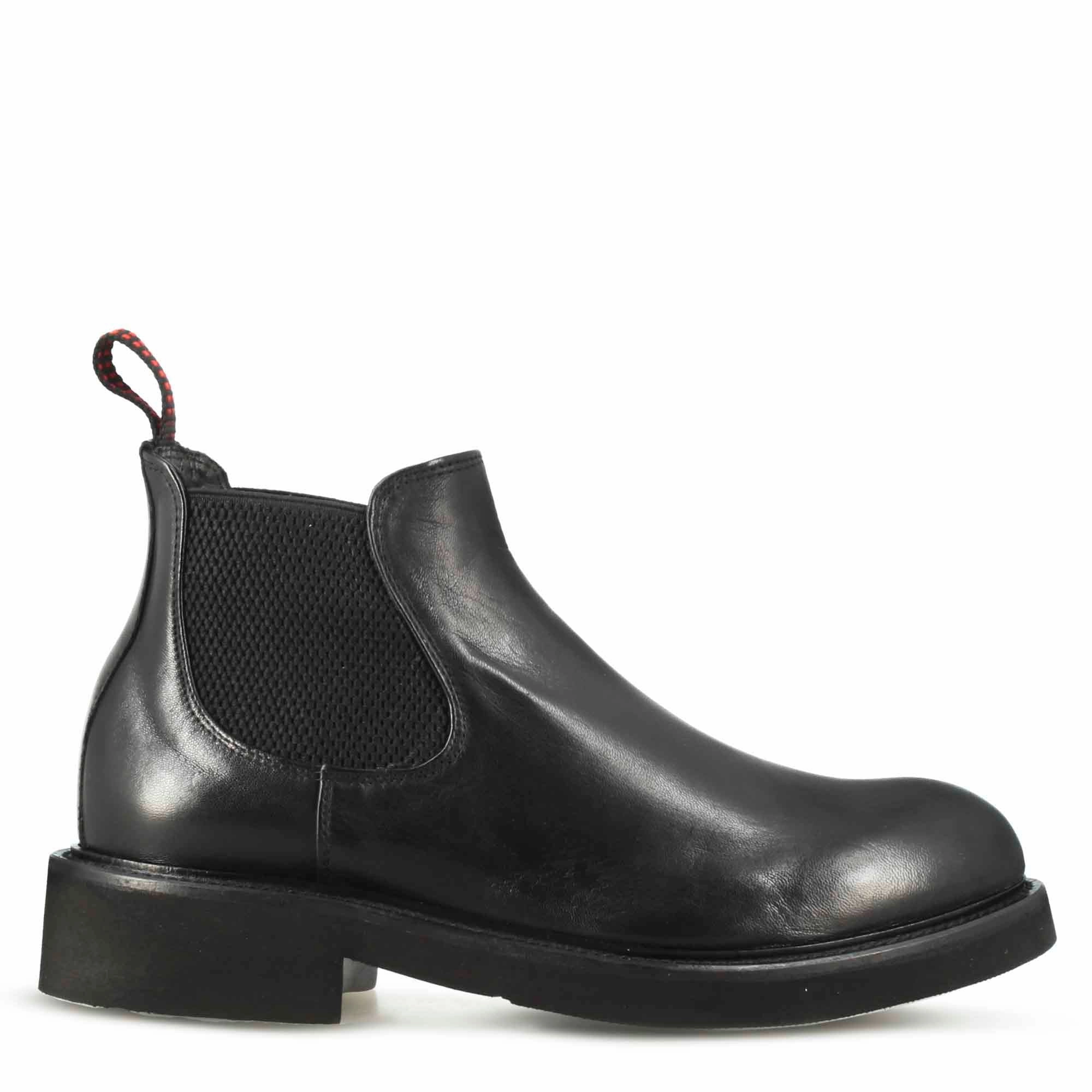 Refined Stitch Detail Chelsea Boots Stivaletto Chelsea da donna in vera pelle colore nero ultraleggero