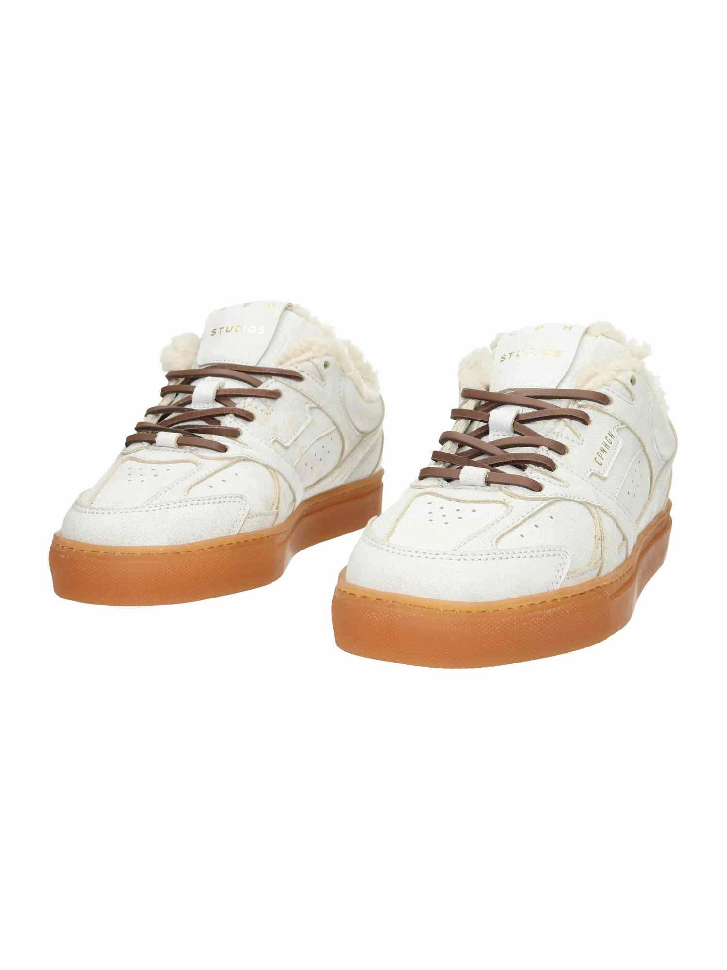 Cruz Sneaker CPH63 vintage leather teddy cream