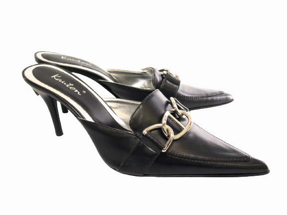 Damen High Heel Plateau Pumps Abendschuhe Stilettos Black # 17089 High Heels 45 Günstig