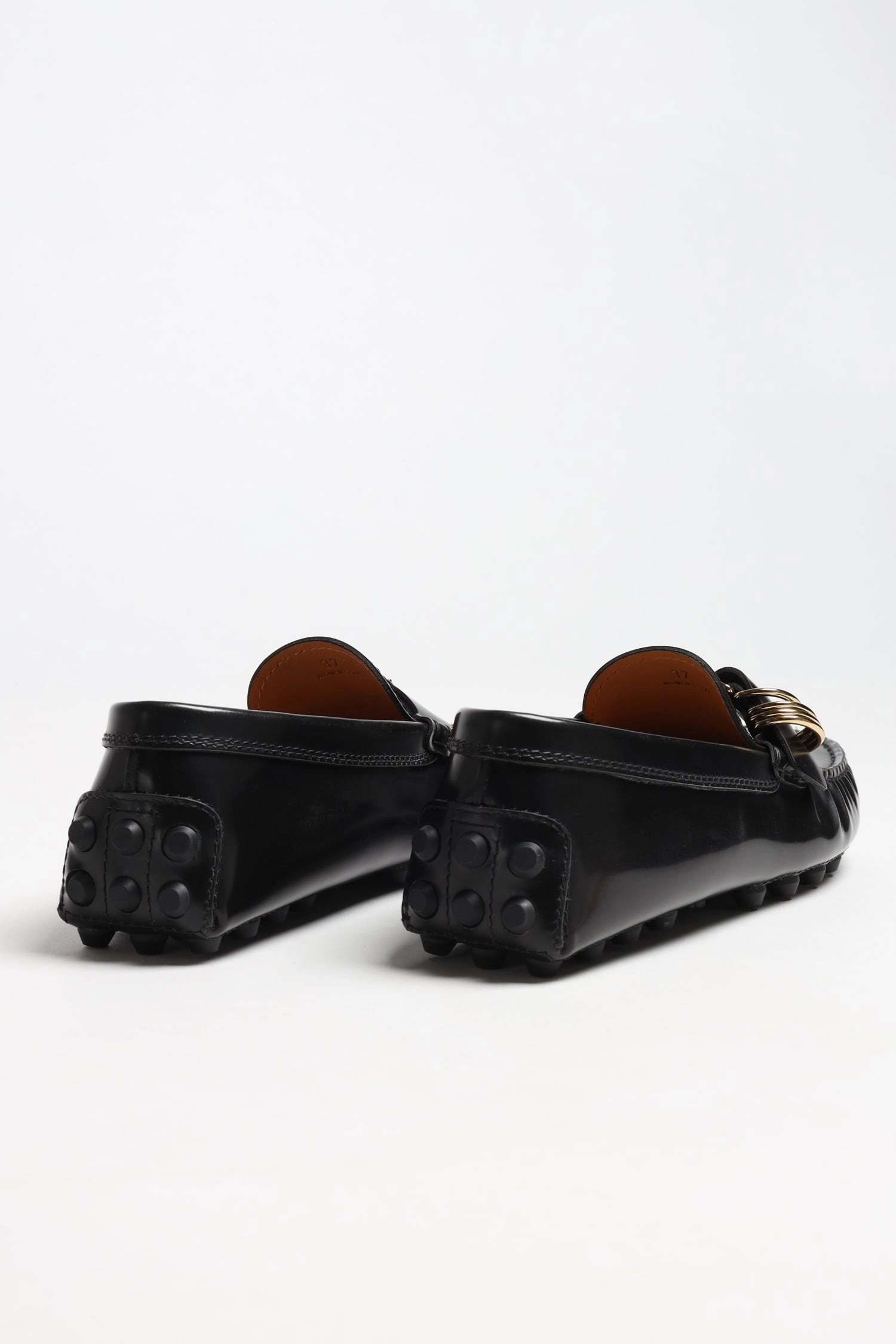 Harte Lederschuhe Weich Machen Mokassins Gommino in Grafite