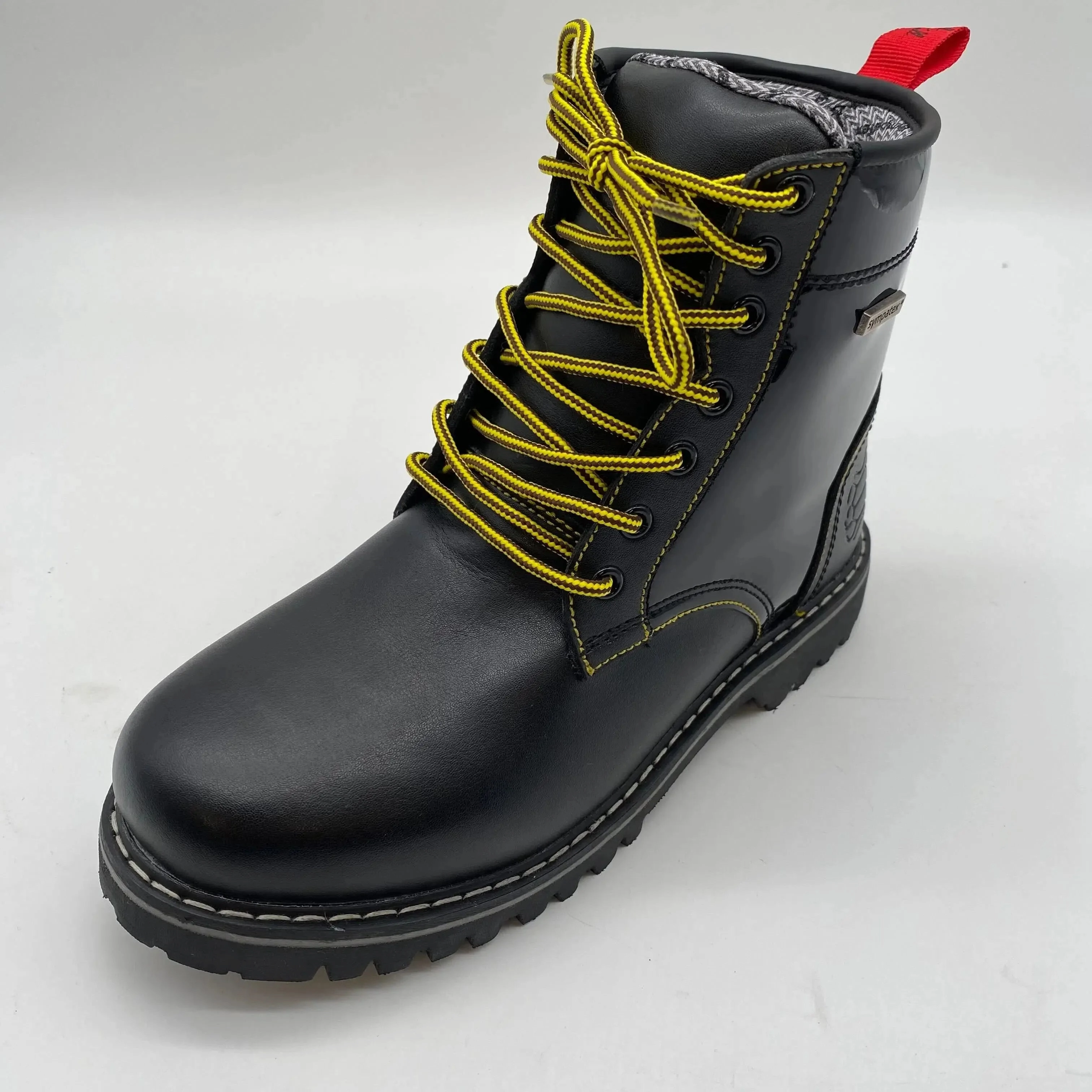 Motorradstiefel LackundLeder Damen Boots Overknee Stiefel Enger Machen